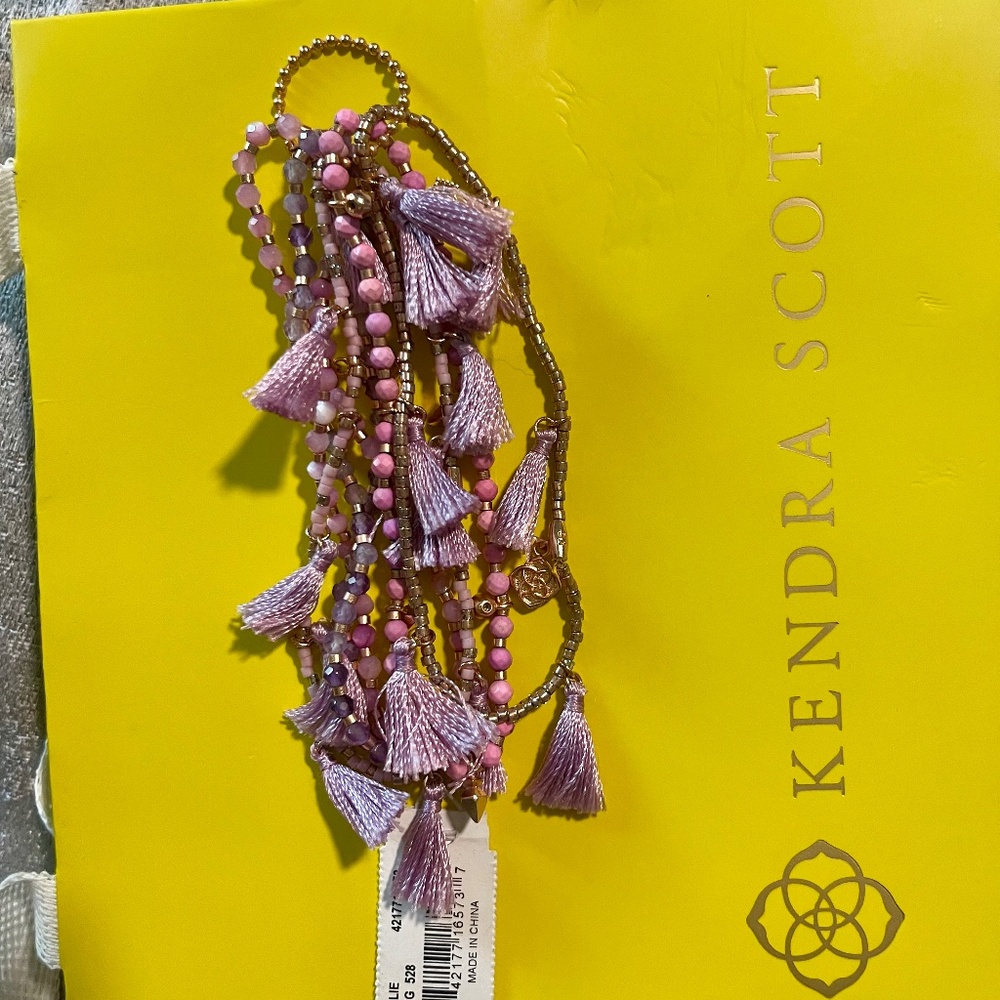 Kendra Scott Julie Bracelet Set in Lilac Mother of Pearl
